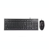 Cumpara ieftin Kit TASTATURA si Mouse A4TECH &amp;quot;KRS-85+OP-720&amp;quot; cu fir 104 taste format standard mouse 1000dpi 3/1 butoane negru &amp;quot;KRS-8572-USB&amp;quot; (inc