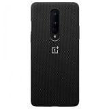 Husa Plastic OnePlus 8, Nylon, Neagra 5431100146