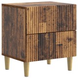 vidaXL Dulap de noapte Lemn vechi 43 x 34,5 x 48 cm Lemn prelucrat 894541