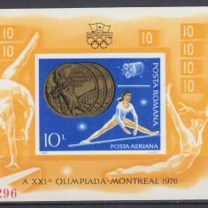 1976 LP 925 MEDALII OLIMPICE J.O. DE VARA MONTREAL COLITA NEDANTELATA MNH