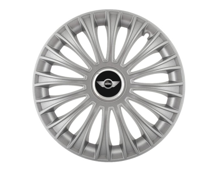 Set 4 capace roti Dino cromat R16 pentru gama auto Mini Cooper