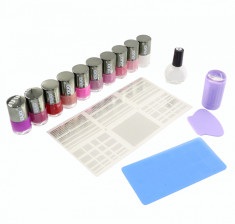 Kit 10 oje clasice Duo, nail art - set 1 foto