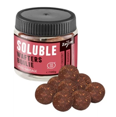 Boilies Carp Zoom Soluble Wafters Boilie Spice sausage 22mm 100g foto