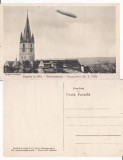 Sibiu , Hermannstadt- zeppelin, Circulata, Printata