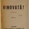 VINOVATA? de TH. D. SPERANTIA 1922