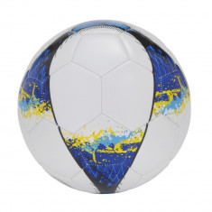 Minge de fotbal, marime 5, 32 segmente, alb, Everestus, MF06PP, pvc, desfacator de sticle inclus foto