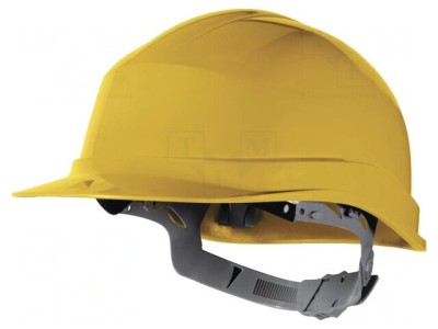 Cască de protecție reglabilă galbenă 1kV 53-63mm foto