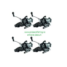 Set 4 mulinete, eastshark, HT6000, baitrunner, 10 rulmenti, tambur longcast