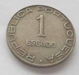 345. Moneda Mozambic 1 escudo 1936, Africa