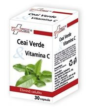 Ceai Verde si Vitamina C Farma Class 30cps Cod: farm00027 foto