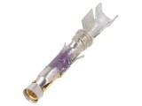 Conector pin mamă 16 alamă aurit