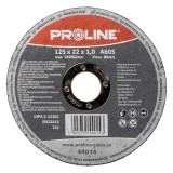 DISC DEBITARE INOX 125X1.0MM / A60S IN CASETA, 10/SET, Proline
