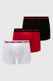 HUGO boxeri 3-pack bărbați, culoarea roșu 50492375