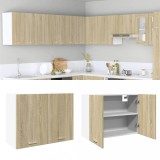 VidaXL Dulap suspendat &ldquo;Lyon&rdquo;, stejar Sonoma, 80 x 31 x 60 cm, PAL