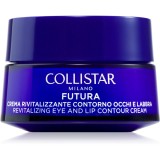Collistar Futura Revitalizing Eye and Lip Countour Cream cremă intensivă cu efect de &icirc;ntinerire pentru ochi și buze cu efect revitalizant 15 ml