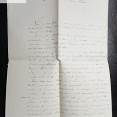Scrisoare adresata lui printului George Bibescu