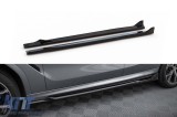 Aditive Maxton Design versiunea 2 pentru praguri BMW X6 G06 dupa 2023, lac negru Performance AutoTuning