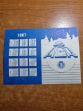 Calendar 1987 - automobil club roman