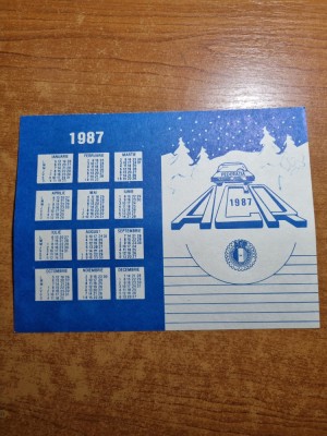 calendar 1987 - automobil club roman foto