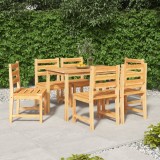 Cumpara ieftin Set mobilier de grădină, 7 piese, lemn masiv de tec