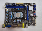 Placa de baza ASRock H61M-DGS, Socket 1155, DDR3, PCI-e + I3 2100 - poze reale, Pentru INTEL, LGA 1155