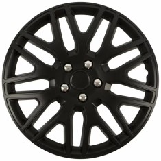Set capace roti auto Cridem Dakar NC 4buc - Negru/Crom - 16&amp;#039;&amp;#039; - Resigilat Garage AutoRide foto
