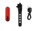 Lampa spate stop pentru bicicleta, 5 LED-uri, reincarcabil prin USB, rosu, Oem