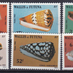 DB1 Fauna Scoici Pesti Wallis & Futuna 6 v. MNH II