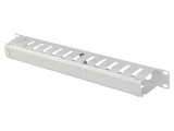 Organizator cabluri 1U gri pentru carcase 19" - LANBERG