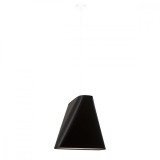 Lustar Blum Negru Tesatura/Otel 1 Bec Neregulat Minimalist De Interior