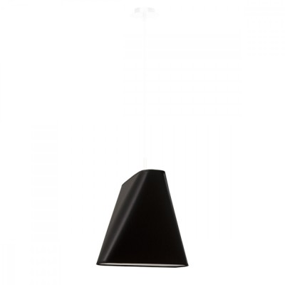 Lustar Blum Negru Tesatura/Otel 1 Bec Neregulat Minimalist De Interior foto