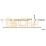 Cablu frana mana Mercedes-Benz A-Class (W168), Vaneo (414) Cofle 109326, parte montare : stanga, spate