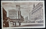 Carte Postala, Bucuresti, Calea Victoriei cu Piata Teatrului, 1943