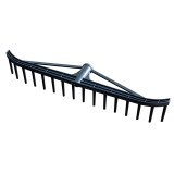 Grebla Lumytools LT35877, PVC, cu coada din lemn, 16 dinti, 130 cm