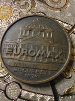 Medalii 1 București 1974 Euromax foto