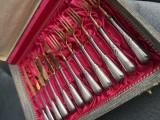 Set tacamuri Gh. Radivon Bucuresti perioada 1920/30 pentru desert - fructe
