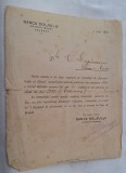 Banca Doljului, document vechi, datat 1 Iulie 1919