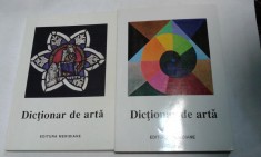 DICTIONAR DE ARTA - 2 volume - Editura Meridiane