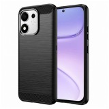 Cumpara ieftin Husa pentru Honor 600 Smart, Techsuit, Carbon, Neagra