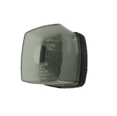 Lampa laterala gabarit auto Realparts 12V, alba, 65x61mm, include kit montare, 1 buc AutoDrive ProParts foto