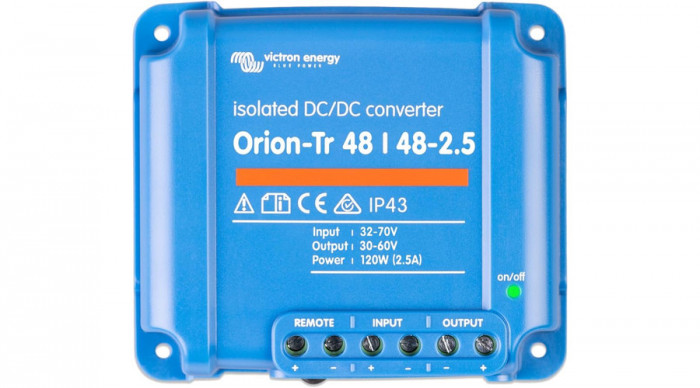 Convertor DC/DC Victron Energy Orion-Tr 48/48-2.5A (120W); 32-70V / 48V 2.5A; 120W