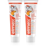 Elmex Caries Protection Kids pastă de dinți pentru copii 2 x 50 ml