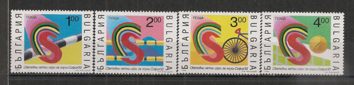 Bulgaria.1993 C.M. ale persoanelor cu dizabilitati Sofia SB.216