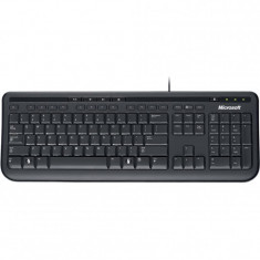 Tastatura Microsoft 600 Wired Multimedia, neagra foto