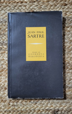 JEAN -PAUL SARTRE STUDIU DE GEORGETA HORODINCA foto