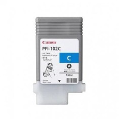 Canon Dye Ink Tank PFI-102 Cyan, For LP17, LP24, iPF500, iPF6X0, iPF7X0, 130ml CF0896B001AA