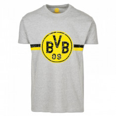 Borussia Dortmund tricou de barba?i logo grey - M foto