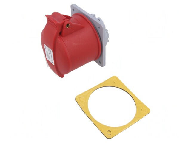 Conector Alimentare AC Trifazat 32A IP44 Soclu Mamă Drept