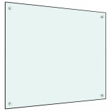 Gossi panou antistropi de bucatarie, alb, 70x60 cm, sticla securizata