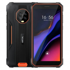 Telefon mobil OSCAL S60 Orange, 4G, IPS 5.7 Panda Glass, 3GB RAM, 16GB ROM, Android 11, Helio A22 QuadCore, IP68, 4980mAh, Dual SIM